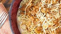 Angel Hair Pasta with Creamy Tomato Artichoke Meat Sauce Angel Hair Pasta with Creamy Tomato Artichoke Meat Sauce