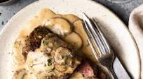 Venison Steak with Mushroom Cream Sauce Venison Steak with Mushroom Cream Sauce