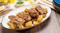 Golden Herb Chicken Wings And Potatoes Recipe Golden Herb Chicken Wings And Potatoes Recipe