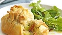 Salmon & leek parcels Salmon & leek parcels