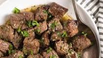 Air Fryer Steak Bites with Lemon Garlic Butter Air Fryer Steak Bites with Lemon Garlic Butter