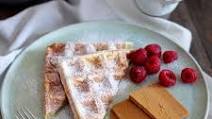 Valentine Warner’s waffles with Norwegian brown cheese Valentine Warner’s waffles with Norwegian brown cheese