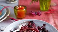 Braised red cabbage with apple & mustard vinaigrette Braised red cabbage with apple & mustard vinaigrette