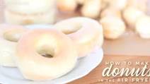 Air Fryer Donuts + Donut Holes with a Sweet Glaze (Video) Air Fryer Donuts + Donut Holes with a Sweet Glaze (Video)