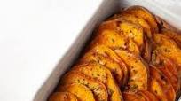 Oven Baked Sweet Potatoes with Garlic Oil Oven Baked Sweet Potatoes with Garlic Oil