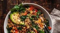 Warm Kale and Quinoa Salad Warm Kale and Quinoa Salad