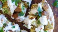Open-Faced Vegan Falafel Pitas Open-Faced Vegan Falafel Pitas