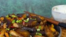 Eggplant with Garlic Sauce (鱼香茄子) Eggplant with Garlic Sauce (鱼香茄子)