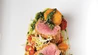 Piñon-Crusted Pork Tenderloin with Piñon-Basil Pesto Piñon-Crusted Pork Tenderloin with Piñon-Basil Pesto