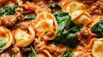 One Pan Tortellini with Sausage One Pan Tortellini with Sausage