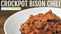 Crock Pot Bison Chili Crock Pot Bison Chili