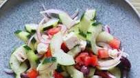 A Light Greek Salad A Light Greek Salad