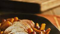 Five-Spice Pork Tenderloin with Pumpkin Half-Moons and Red Grapes Five-Spice Pork Tenderloin with Pumpkin Half-Moons and Red Grapes