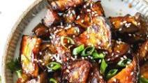 Sweet & Sticky Air Fryer Eggplant Sweet & Sticky Air Fryer Eggplant