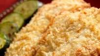 Potato Chip-Crusted Fish Fillets with Lemon-Garlic Aioli Potato Chip-Crusted Fish Fillets with Lemon-Garlic Aioli
