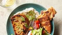 Souvlaki-Style Pork Chops with Celeriac-Apple Tzatziki Souvlaki-Style Pork Chops with Celeriac-Apple Tzatziki