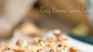 Easy Banana Snack Cake with Brown Butter Maple Cream Cheese Frosting Easy Banana Snack Cake with Brown Butter Maple Cream Cheese Frosting