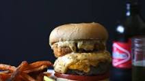 Surf n' Turf Pimento Burger with Cajun Remoulade Surf n' Turf Pimento Burger with Cajun Remoulade