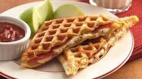 Waffled Pizza Dippers Waffled Pizza Dippers