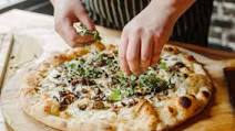 Wild Mushroom Pizza with White Garlic Sauce Wild Mushroom Pizza with White Garlic Sauce