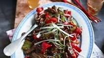 Stir-fried beef with oyster sauce Stir-fried beef with oyster sauce