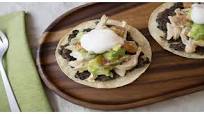Chicken Tostadas with Tomato-Avocado Salsa Chicken Tostadas with Tomato-Avocado Salsa