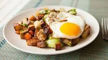 Sweet Potato and Pork Belly Hash Sweet Potato and Pork Belly Hash