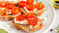 Bruschetta au chèvre Bruschetta au chèvre