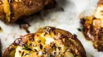 Crispy Garlic Smashed Red Potatoes Crispy Garlic Smashed Red Potatoes