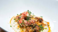 Hominy Grits with Shrimp Two Ways Hominy Grits with Shrimp Two Ways