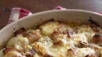 Bacon, Onion, Raclette Potato Gratin Bacon, Onion, Raclette Potato Gratin