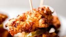 Gluten-Free Air Fryer Nashville Chicken Bites Gluten-Free Air Fryer Nashville Chicken Bites