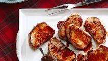 Pork Chops With Bourbon-Molasses Glaze Pork Chops With Bourbon-Molasses Glaze