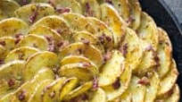 Spiral Roasted Potatoes with Garlic and Bacon Spiral Roasted Potatoes with Garlic and Bacon