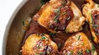 Easy honey garlic chicken thighs Easy honey garlic chicken thighs