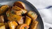 Roasted White Sweet Potatoes with Honey Cinnamon Glaze Roasted White Sweet Potatoes with Honey Cinnamon Glaze