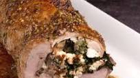 Greek Pork Tenderloin with Spinach and Feta Cheese Greek Pork Tenderloin with Spinach and Feta Cheese