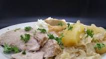 Pork Shoulder Roast with Sauerkraut & Apples Pork Shoulder Roast with Sauerkraut & Apples