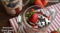 Chocolate Greek Yogurt Parfaits Chocolate Greek Yogurt Parfaits