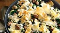 Beef and Spinach Greek Pie Beef and Spinach Greek Pie