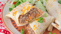 Refried Bean Burritos Refried Bean Burritos