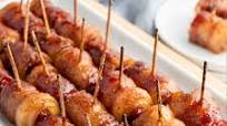 Brown Sugar Bacon Wrapped Little Smokies Brown Sugar Bacon Wrapped Little Smokies