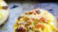 Cheesy + Easy Biscuit Breakfast Pizzas Cheesy + Easy Biscuit Breakfast Pizzas