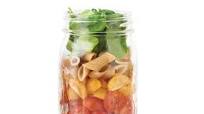 Layered Caprese Pint-Jar Salad Layered Caprese Pint-Jar Salad