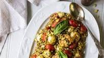 Farro Caprese Salad with Shrimp Farro Caprese Salad with Shrimp