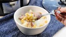 Crock-Pot Potato & Kielbasa Chowder Recipe Crock-Pot Potato & Kielbasa Chowder Recipe