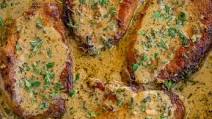 Garlic Wine Sauce Pork Chops Garlic Wine Sauce Pork Chops
