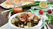 Fattoush with Sumac Dressing Fattoush with Sumac Dressing