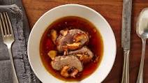 Roasted Pork Tenderloin with Porcini Broth Roasted Pork Tenderloin with Porcini Broth