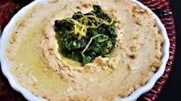 Garlicy Israeli Hummus with Assorted Toppings Garlicy Israeli Hummus with Assorted Toppings